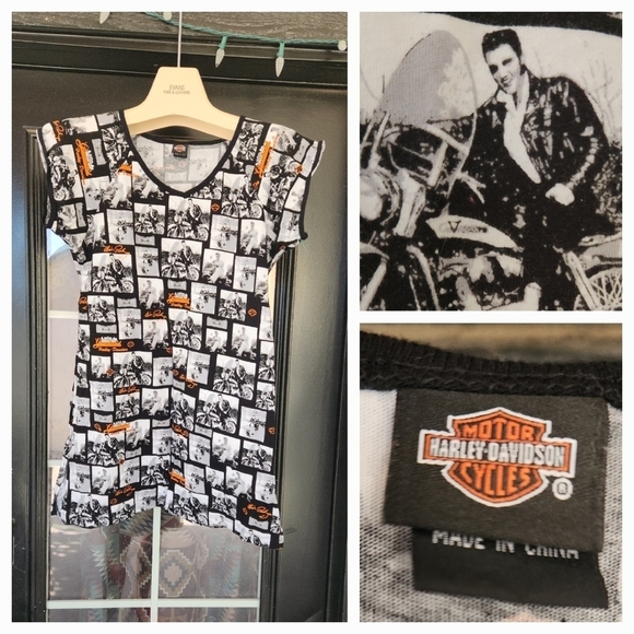 HARLEY-DAVIDSON ELIVES TEE SHIRT‎ - Picture 1 of 3